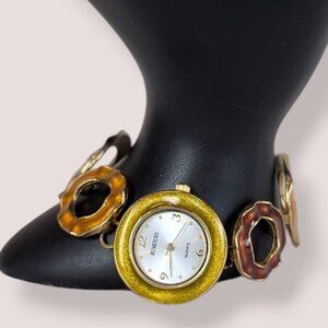V. Rumours Warm Tone Enamel Watch
